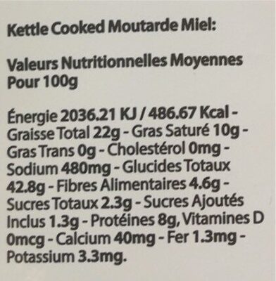 Master Chips - Kettle, Honey Mustard, Lebanon