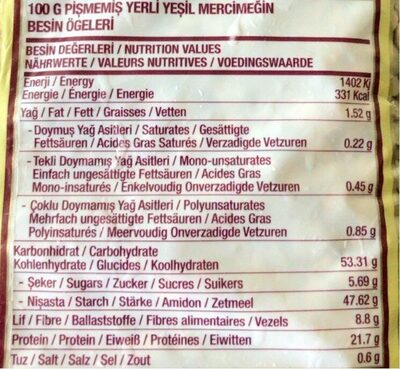Duru lentille blonde 1kg