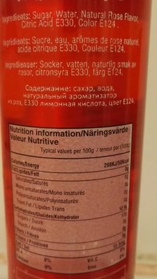 Sirop de rose RABIH - 50cl