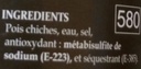 Pois chiche cuits - Jardins de Navanne