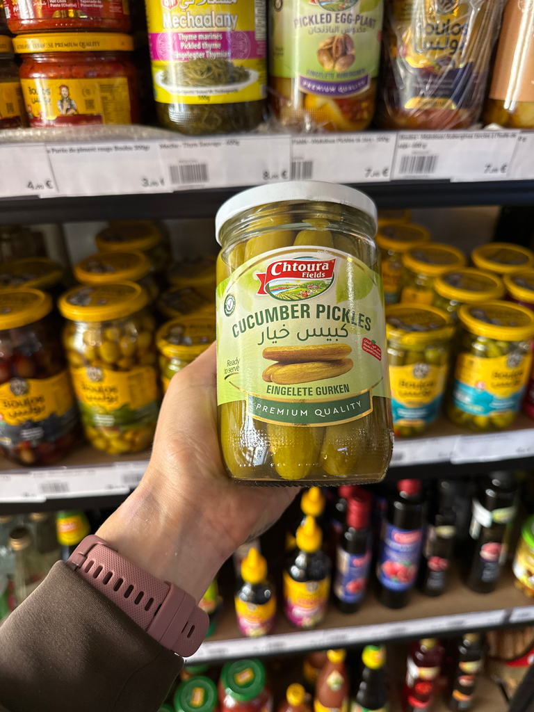 Chtoura Fields - Cornichons de concombres marinés Kabis Khyar