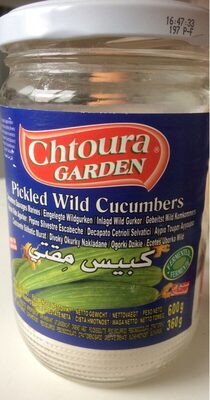 [PROD0320] Chtoura Garden - Pickled Wild Cucumbers -  600g