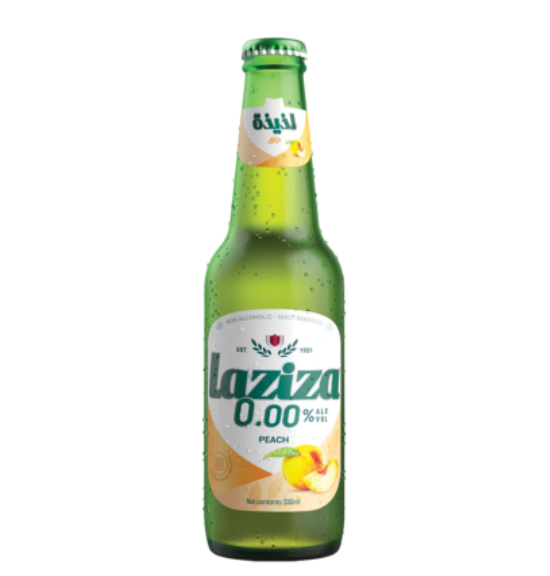 Laziza Peches Sans Alcool 33 Cl.