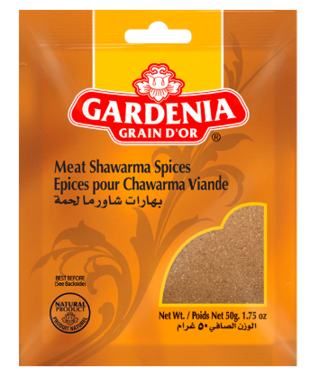 Assaisonnement pour Chawarma viande Gardenia 50 g
