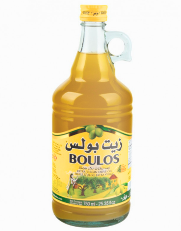 Huile d’olive vierge Boulos 75 cl