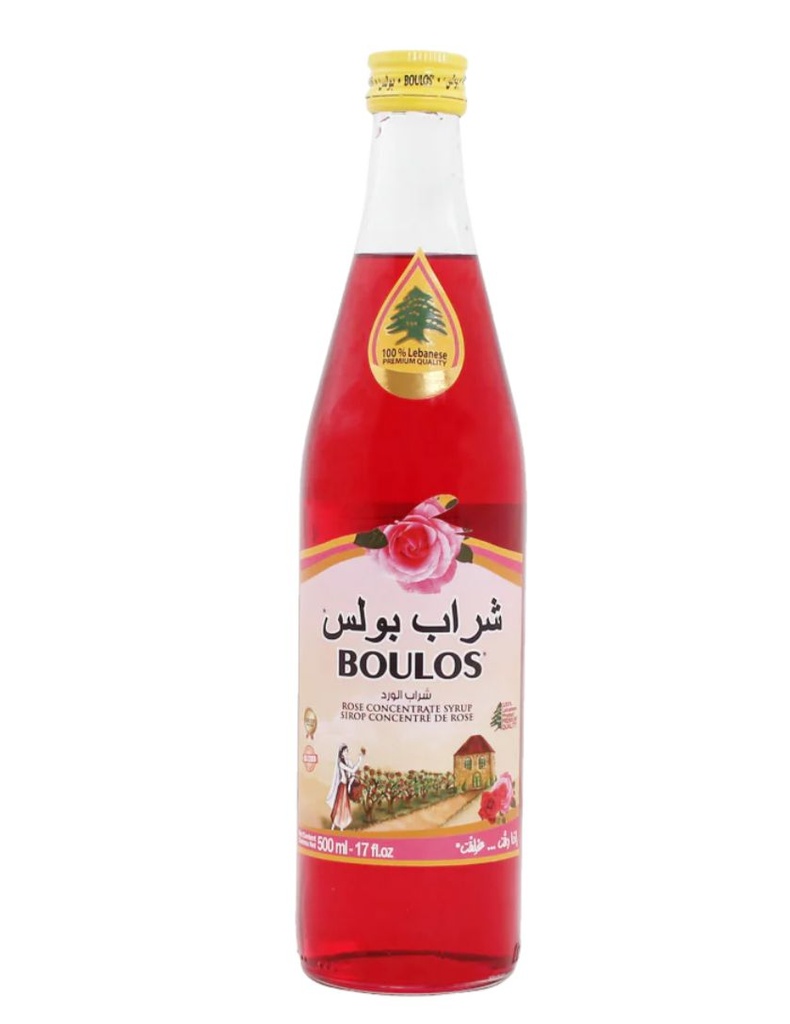 [PROD1027] Boulos - Sirop de rose - 50 cl