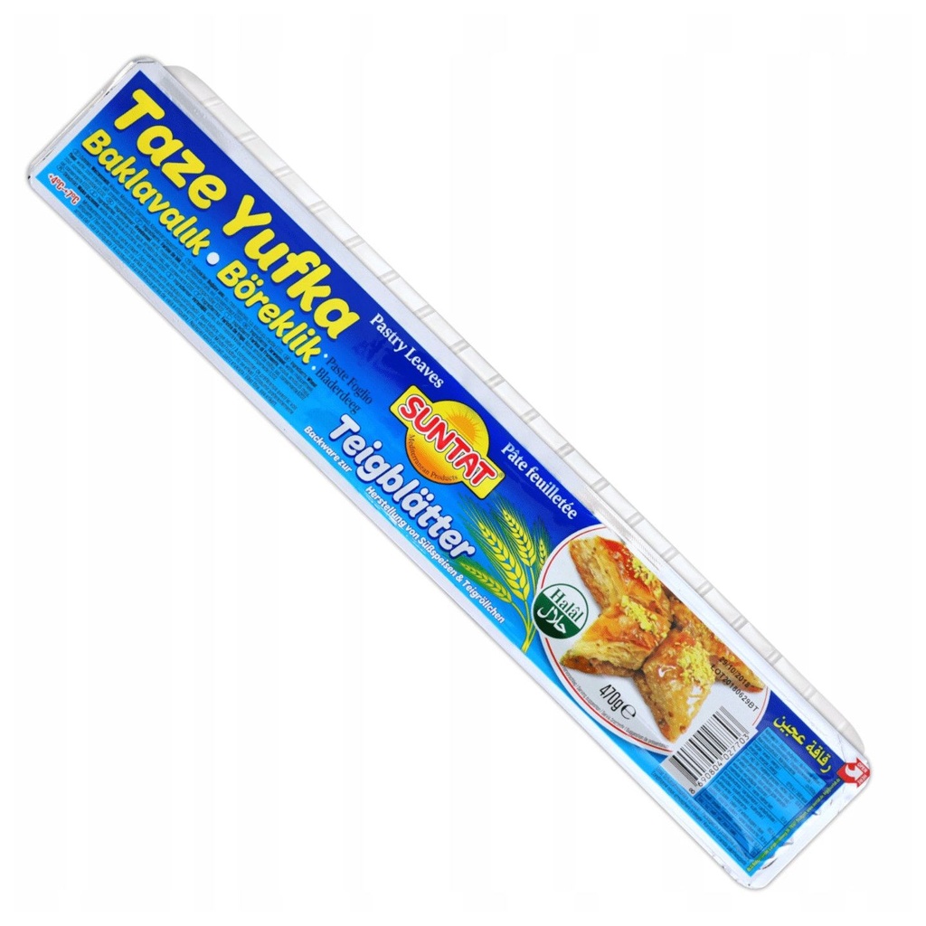 [PROD0949] Pâte Yufka Feuilletée Baklawa Borek Suntat 470g