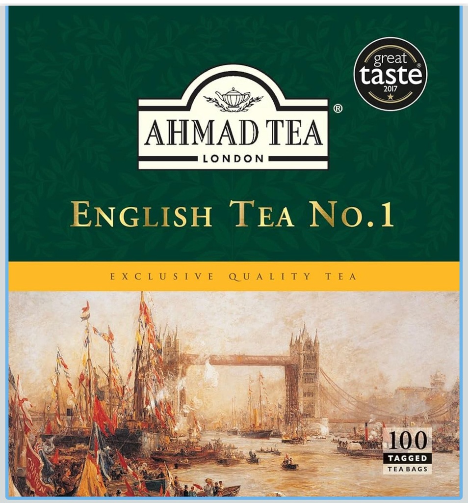 [PROD1085] Thé Anglais Ahmad Sachets 100*2g
