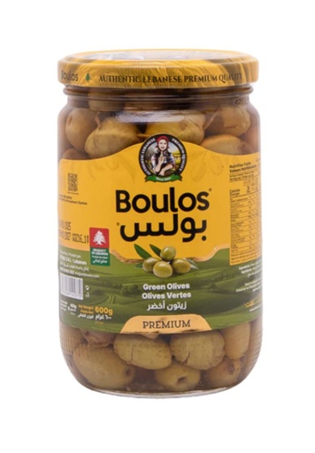 [MOUNE00019] Olives vertes extra Boulos 1 kg
